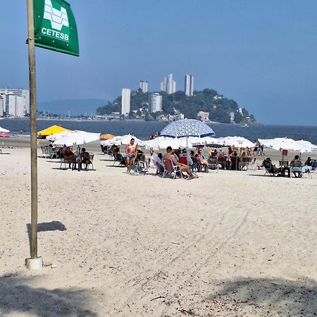 Pe Na Areia Gonzaguinha Sao Vicente Apartment Exterior photo
